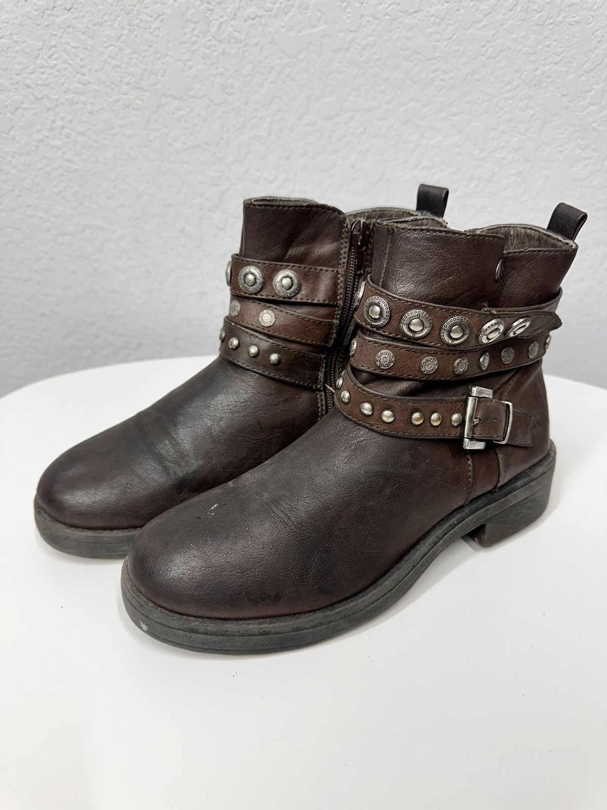 A.S.98 Vintage Leather Boots Ankle Rare AS 98 GUIDI JAPAN KAPITAL Size US 7 / IT 37 - 5 Thumbnail