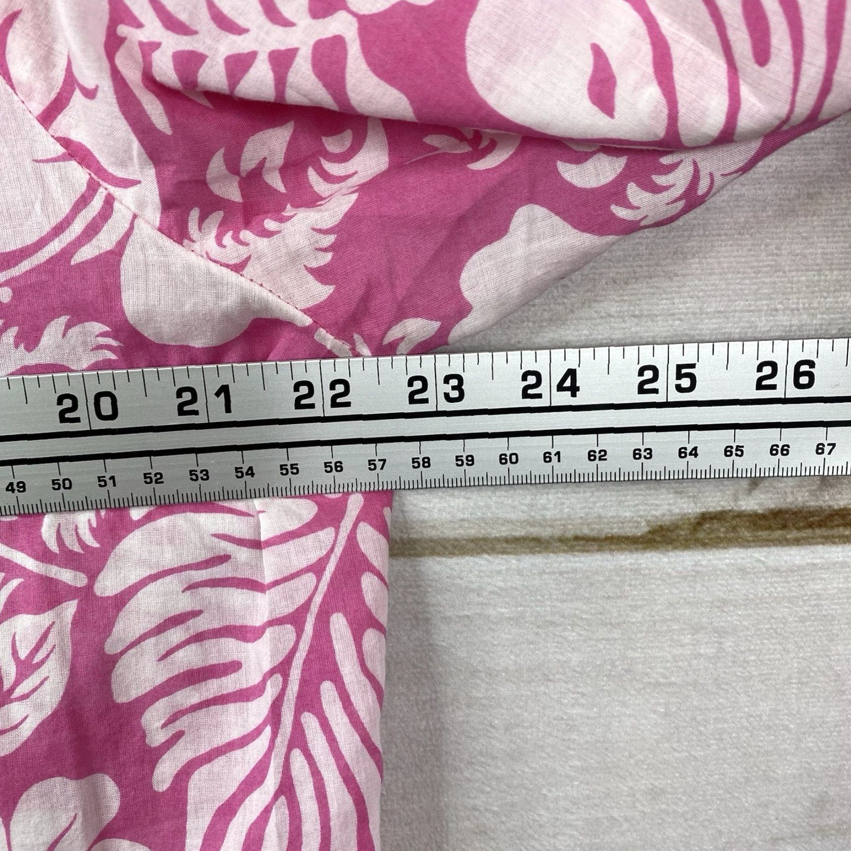 Ralph Lauren Ralph Lauren LRL Top Womens L Pink White Floral Lightweight Cotton Button Up Shirt Womens Colorful Floral 3/4 Sleeve Casual Size L / US 10 / IT 46 - 6 Thumbnail