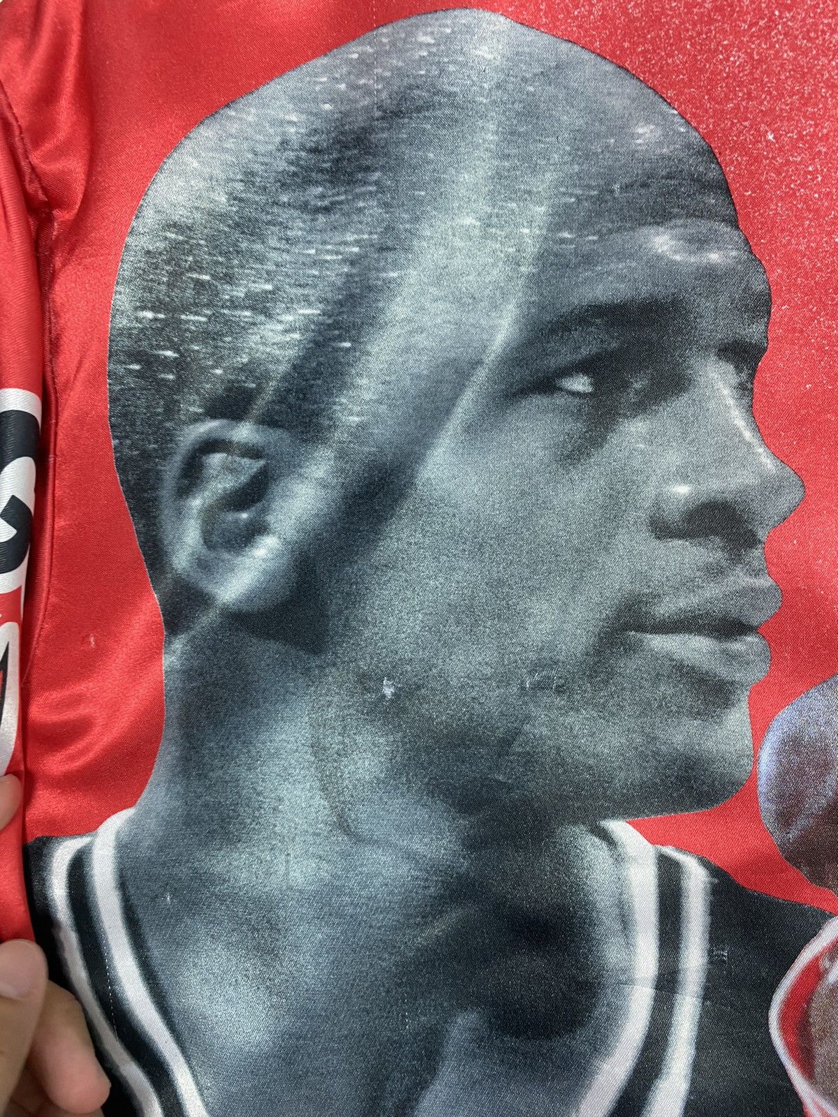 Chalk Line Vtg Chicago Bulls X Michael Jordan Satin Bomber Jacket Size US S / EU 44-46 / 1 - 11 Thumbnail
