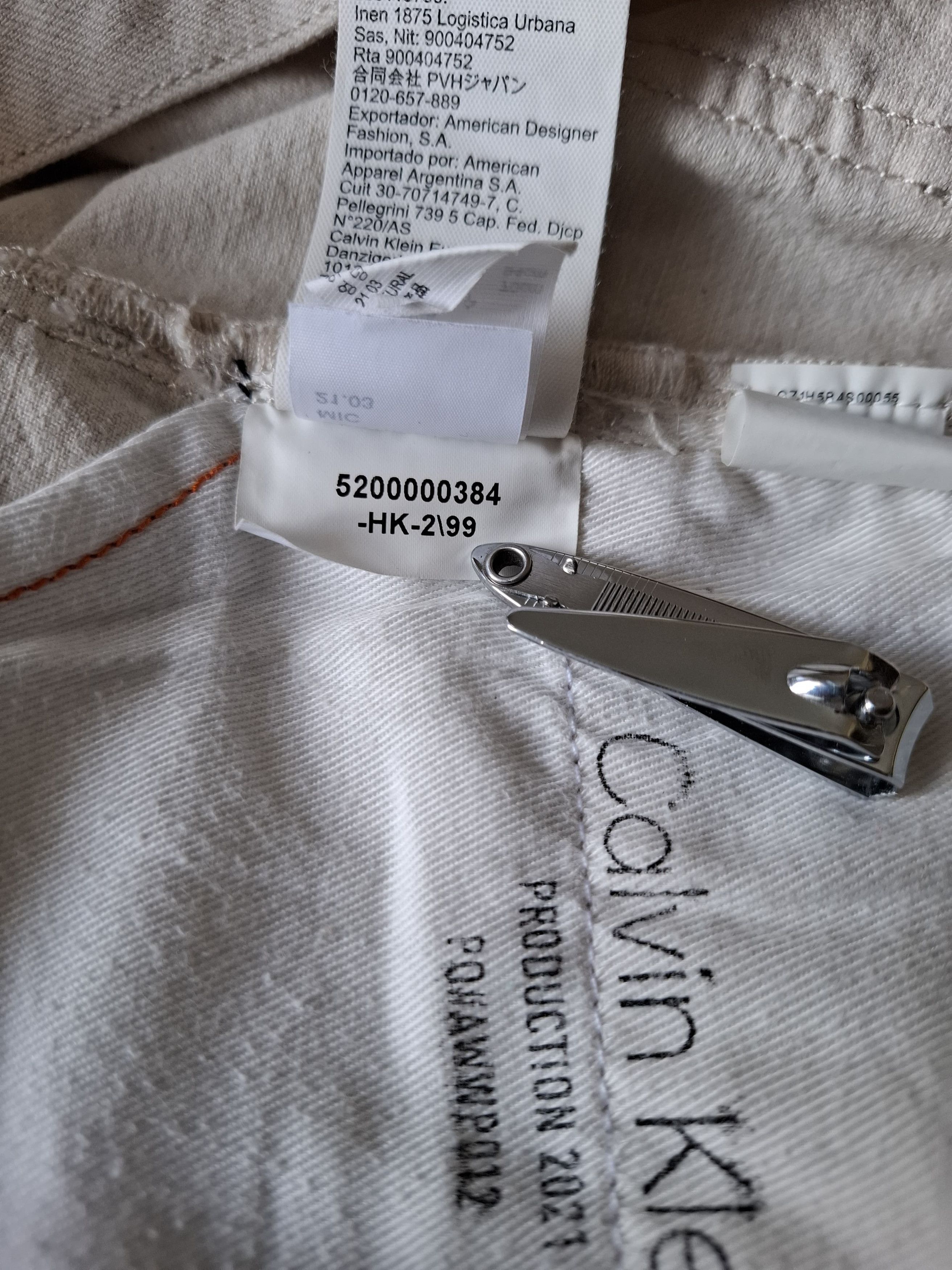 Calvin Klein Calvin Klein x heron Preston broken white jeans Size US 31 - 4 Thumbnail