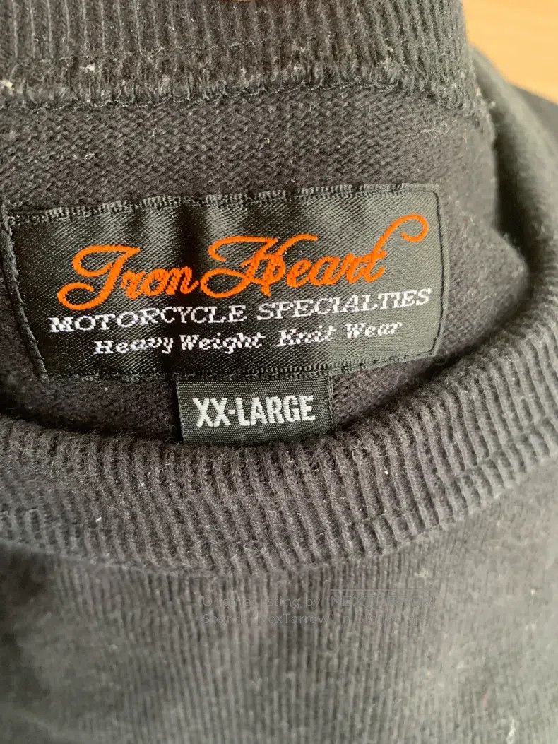 Iron Heart Iron Heart 11oz heavy-duty pure cotton ribbed cuff round-n Size US XXL / EU 58 / 5 - 3 Thumbnail
