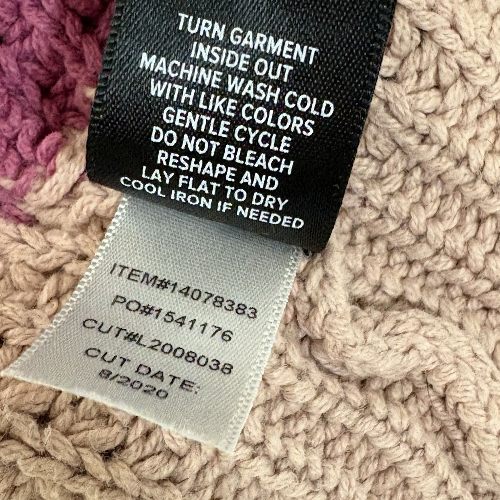 Other Torrid 1X Boyfriend Cardigan Open Front Sweater Pink Striped Size XL / US 12-14 / IT 48-50 - 15 Thumbnail
