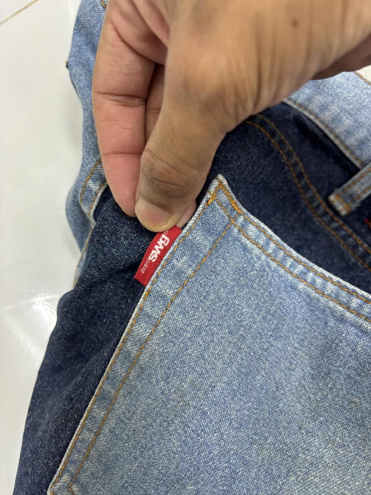 PHENOMENON SWAGGER 🇯🇵 RECONSTRUCTED PATCHWORK BAGGY JEANS Size US 34 / EU 50 - 15 Thumbnail
