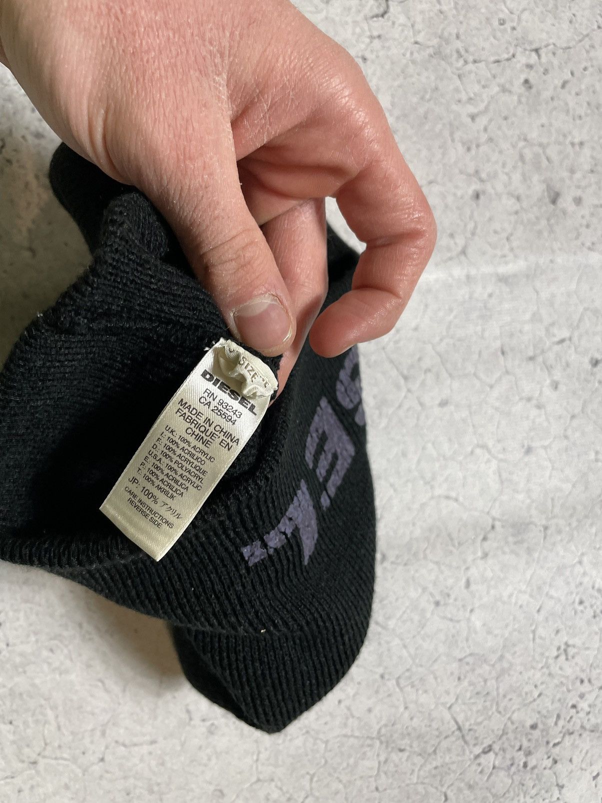Diesel Hat Diesel Big Logo Y2K Size ONE SIZE - 4 Thumbnail
