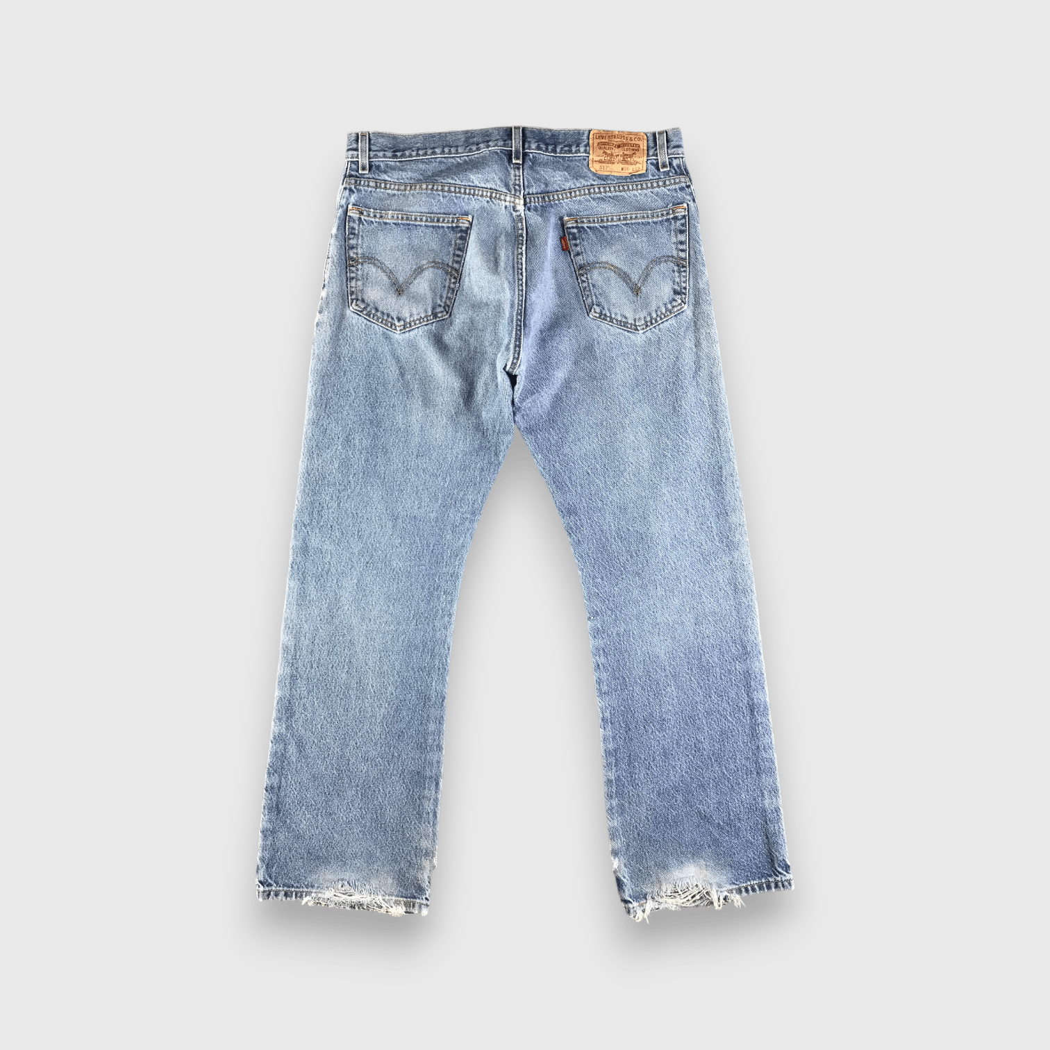 Levi's Vintage Blue Wash Levis 517 Jeans-J3535 Size US 37 - 2 Thumbnail