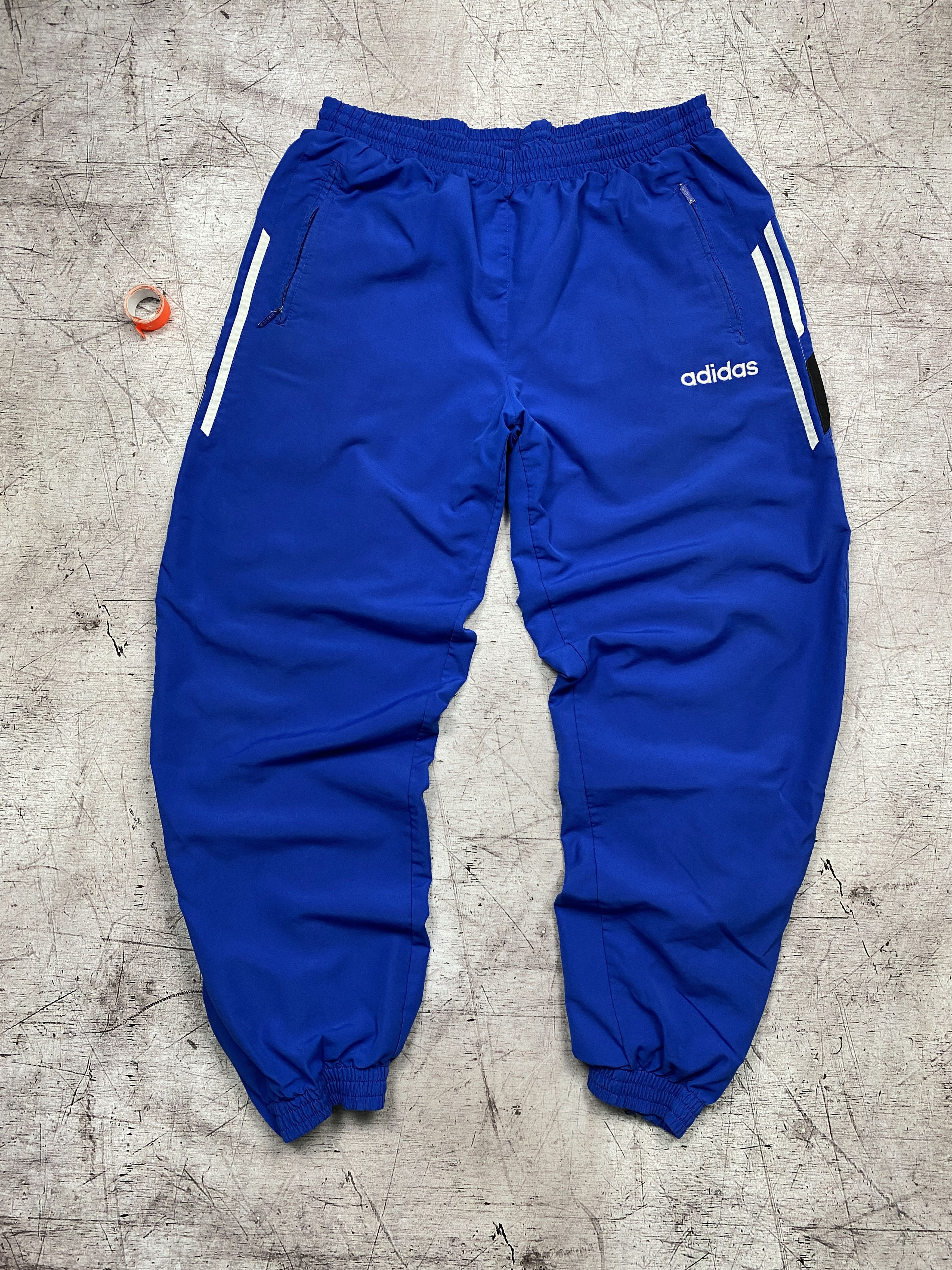 Adidas × Vintage Adidas Vintage Mens Nylon Parachute Track Pants Size US 36 / EU 52 - 1 Thumbnail