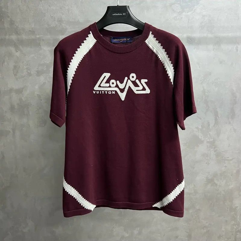 Louis Vuitton Louis Vuitton Red Cotton T-Shirt for Men 0089 Size US S / EU 44-46 / 1 - 1 Thumbnail