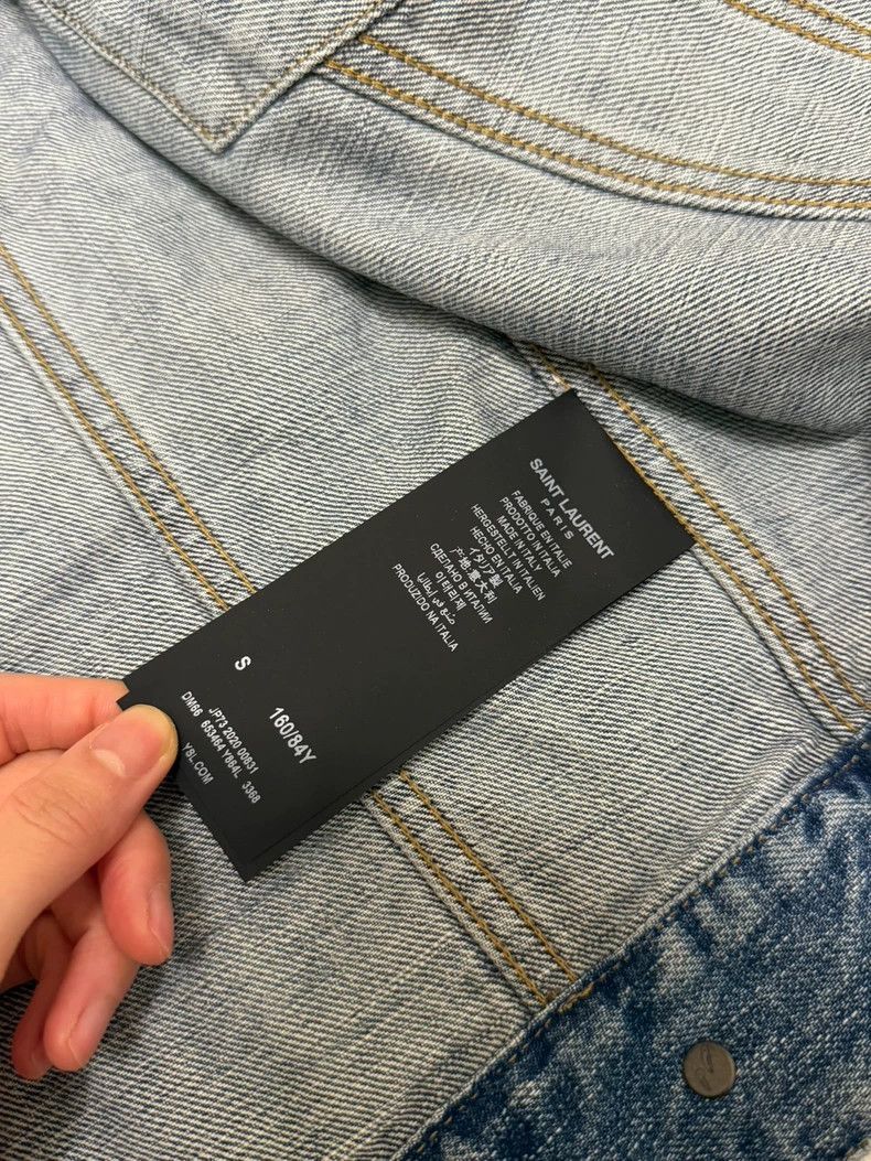 Saint Laurent Paris Saint Laurent Paris Embroidered denim jacket-2506 Size US S / EU 44-46 / 1 - 6 Thumbnail