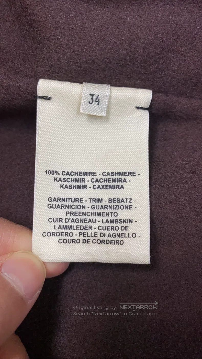Hermes Hermes Brown 100% cashmere coat Size XXS / US 00 / IT 34 - 5 Thumbnail
