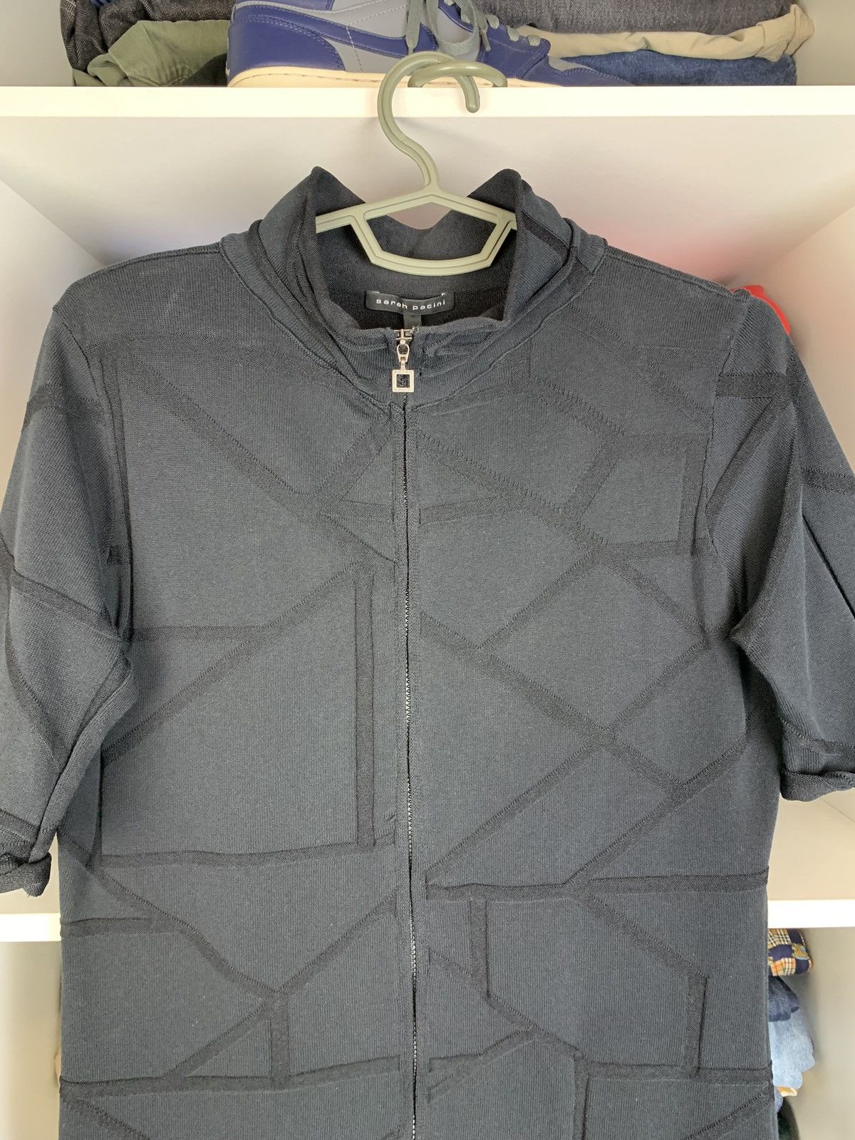 Designer × Sarah Pacini Sarah Pacini Full Zip T-shirt Made in Italy Size ONE SIZE - 11 Thumbnail