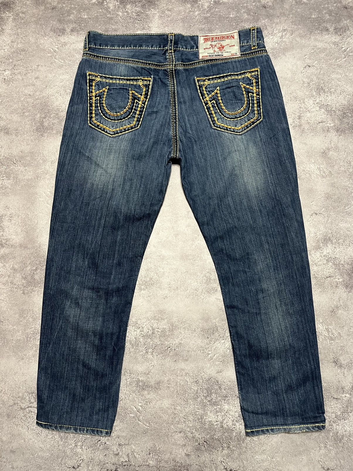 True Religion × Vintage Vintage True Religion Ricky Big QT Denim 