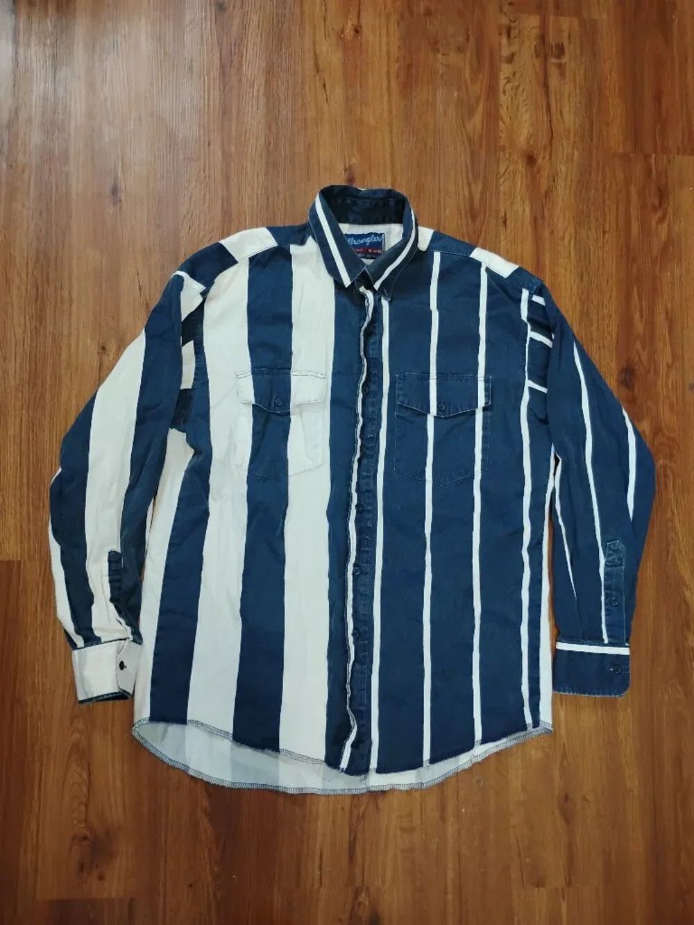 Wrangler Vintage Wrangler Brushpopper Western Button Shirt Size US M / EU 48-50 / 2 - 2 Thumbnail