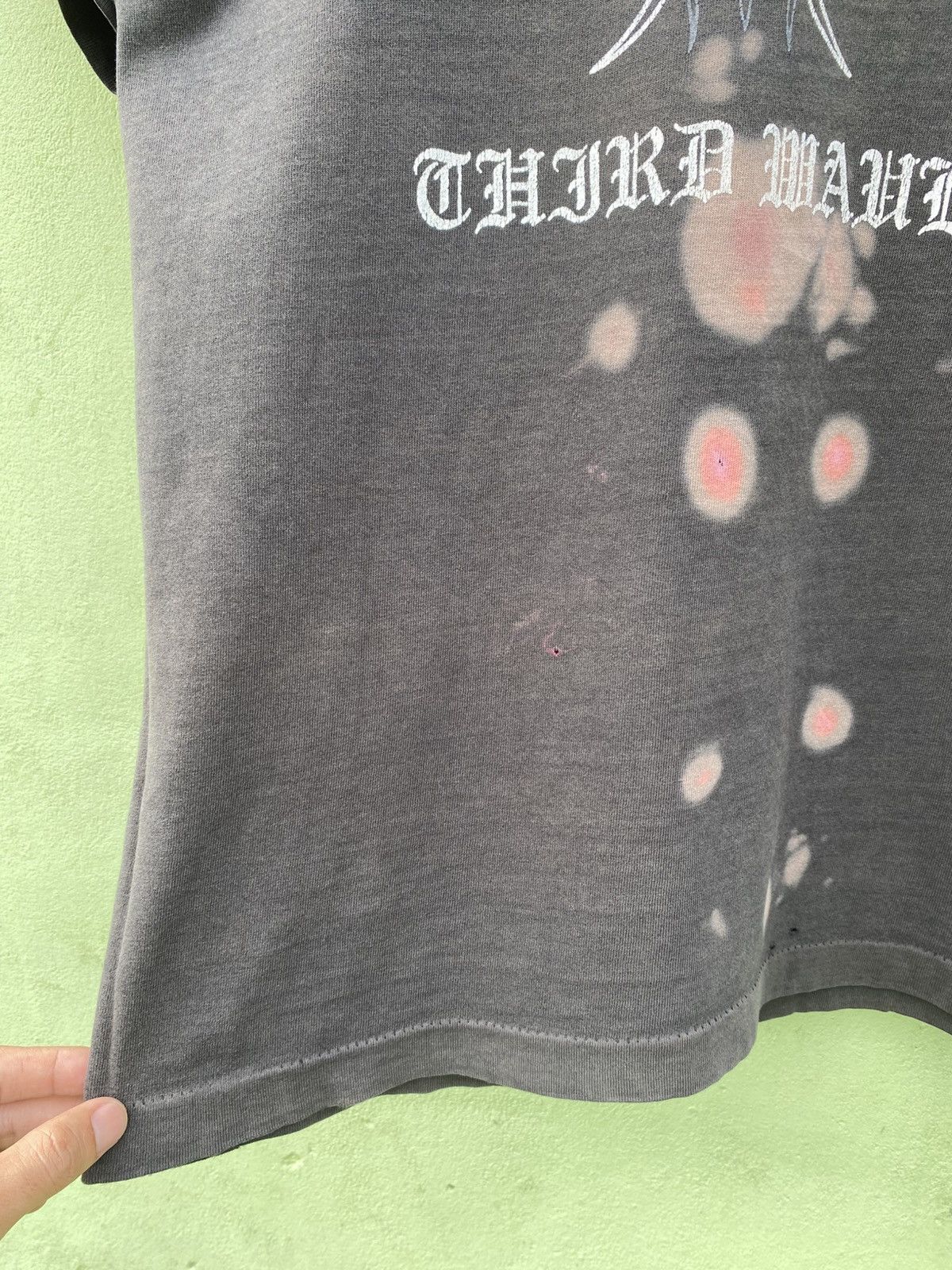 Vintage RARE VINTAGE 00s SINGLE STITCHING GOTHIC HARDCORE THIRD WAVE Size US M / EU 48-50 / 2 - 5 Thumbnail