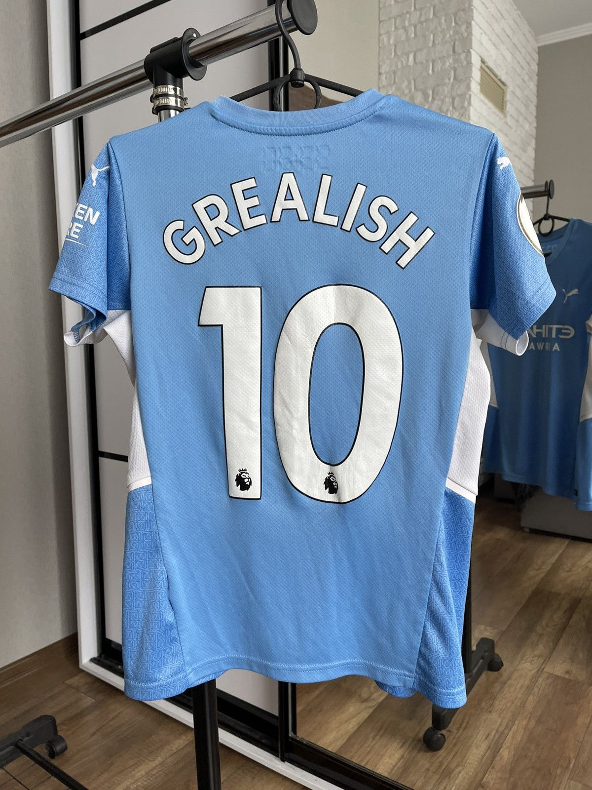 Puma 2021/2022 Puma Manchester City Grealish Soccer Jersey Tee Size US S / EU 44-46 / 1 - 1 Thumbnail