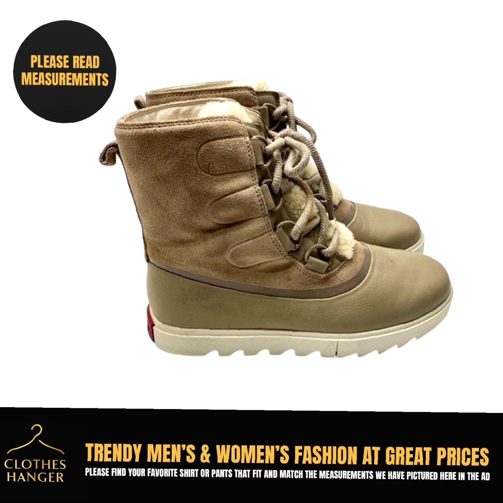 SOREL SOREL Joan Of Arctic Next Lite Waterproof Leather Shearling Omega Taupe Boots 11 Women Snow Boot Waterproof Leather Shearling Omega Taupe 90s Size US 11 / IT 41 - 2 Thumbnail