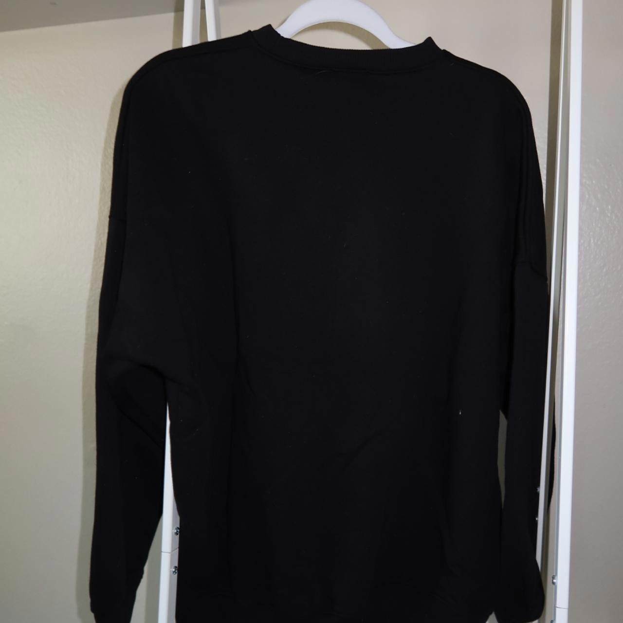 Boohoo oversized black graphic sweatshirt🖤 Size M / US 6-8 / IT 42-44 - 2 Thumbnail