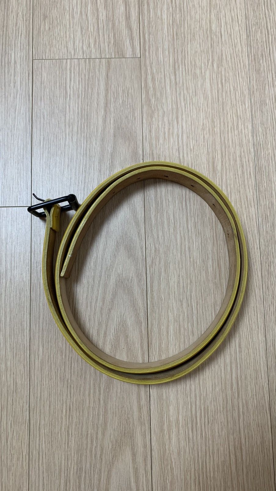 3.1 Phillip Lim 3.1 Phillip Lim Bright Yellow Glossy Belt Rare Size 30 - 16 Thumbnail