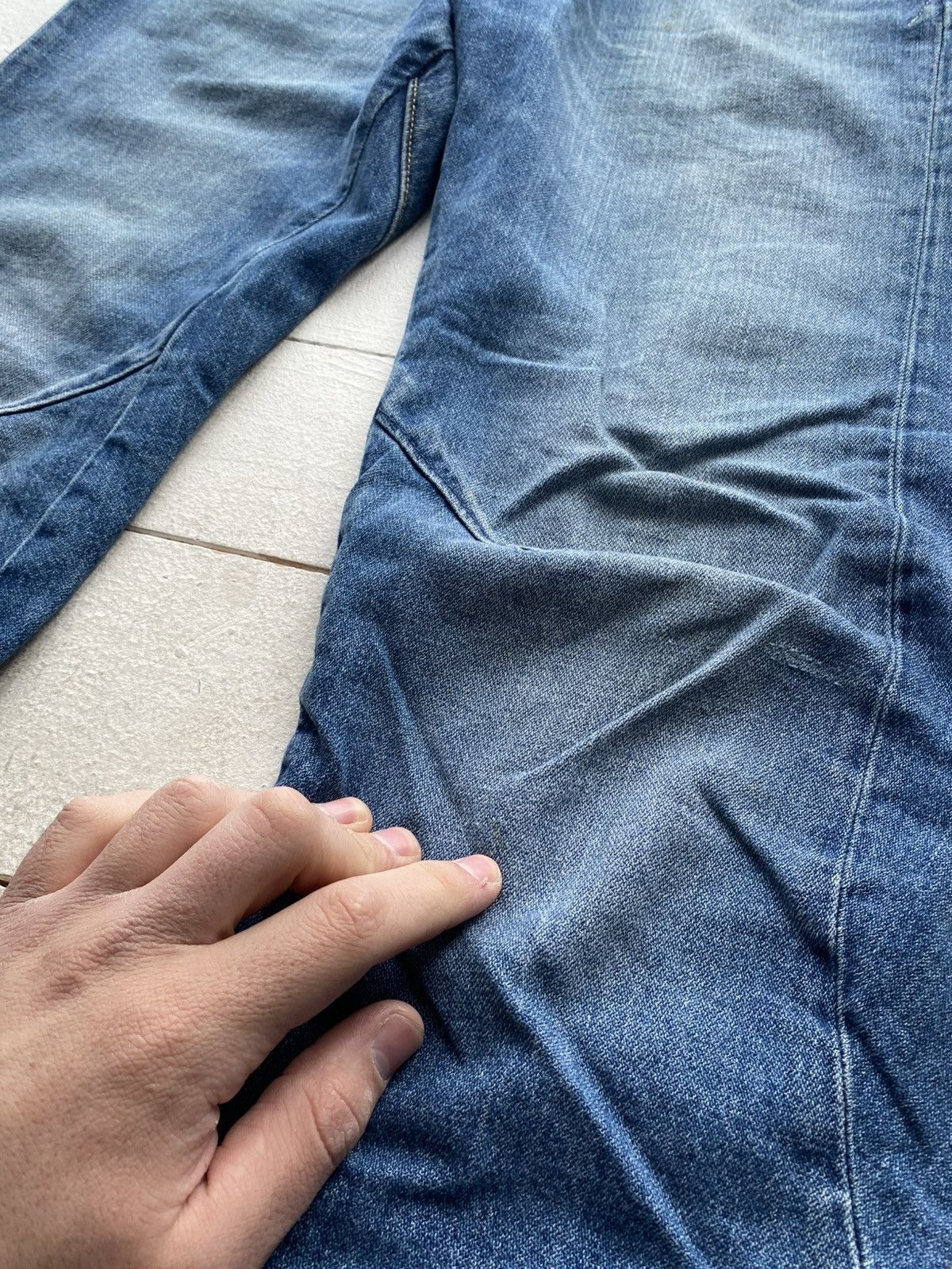 G-Star 00s Y2K G-Star RAW Arc 3D Men’s Jeans Vintage Wash Denim Size US 30 / EU 46 - 4 Thumbnail