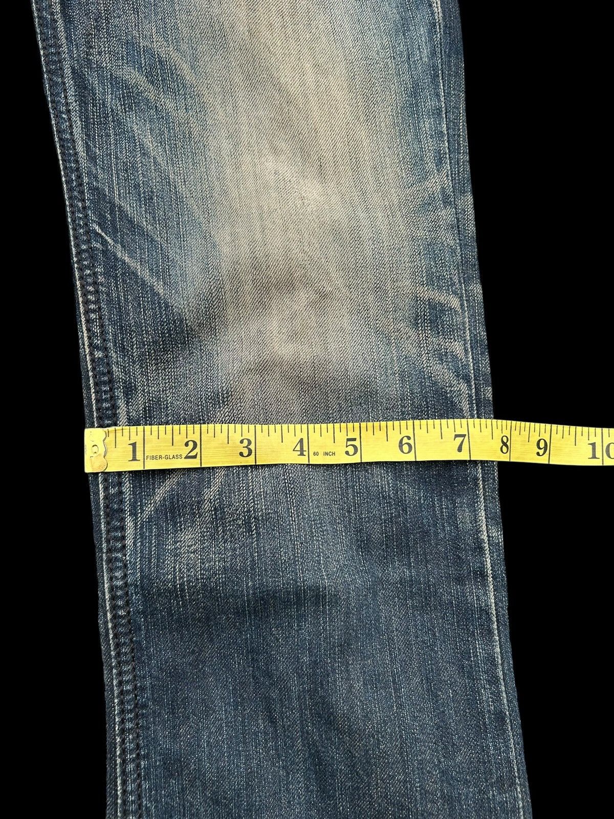 Edwin × Kapital × Vintage 🎌☠️ EDWIN XVS PUNK DISTRESSED JAPANESE DENIM JEANS ☠️🎌 Size US 28 / EU 44 - 17 Thumbnail