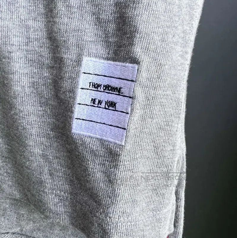 Thom Browne Thom Browne Gray Cotton Men's T-Shirt . Size US M / EU 48-50 / 2 - 5 Thumbnail
