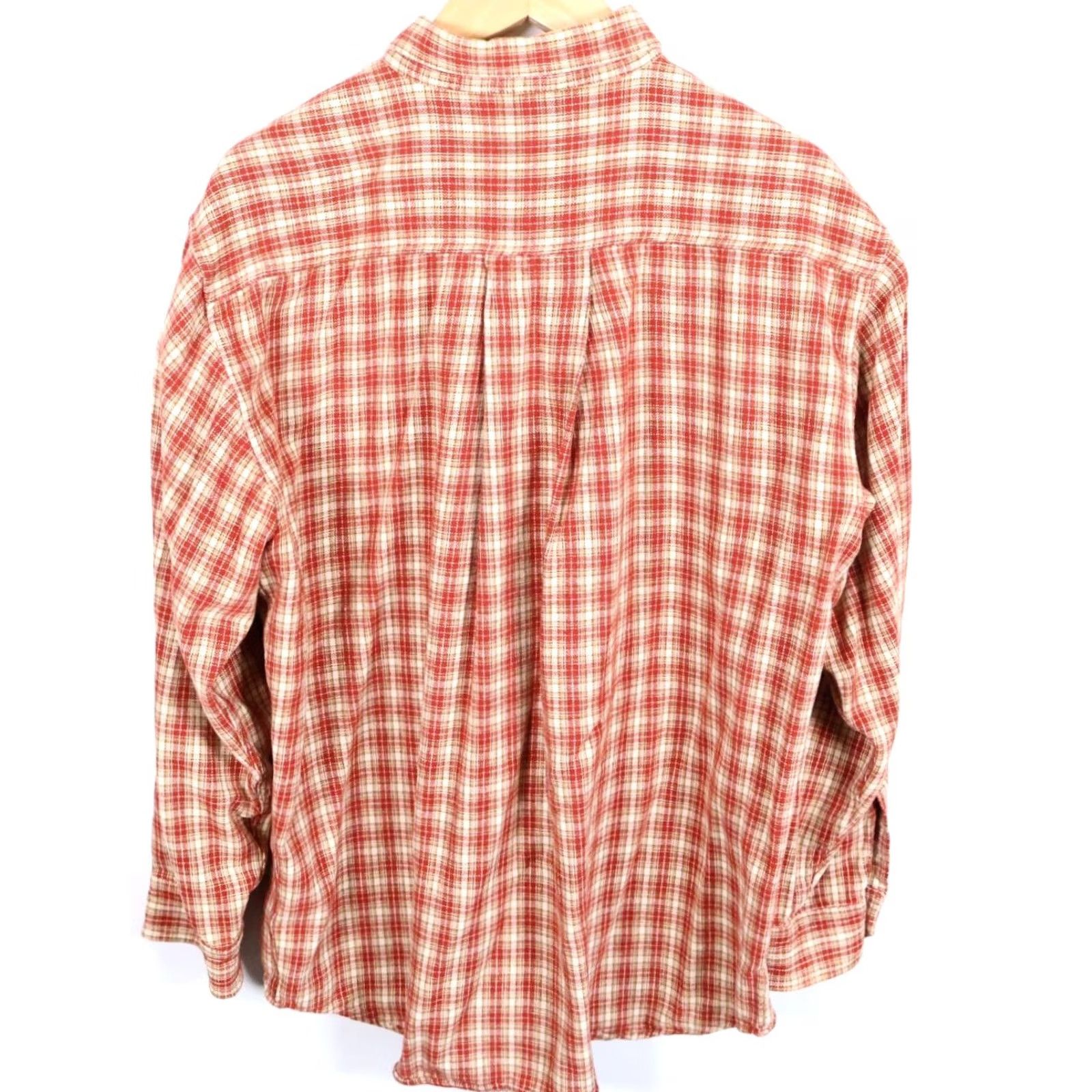 Vintage VINTAGE Structure Shirt Men's XL Plaid Red Oversized Relaxed Fit Flannel 90s Grunge Hipster Retro Casual Workwear Button-Up Size US XL / EU 56 / 4 - 2 Thumbnail