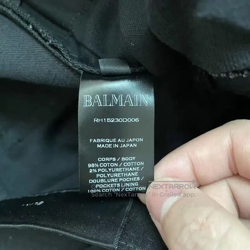 Balmain Balmain Men's Black Denim Casual Pants . Size US 42 / EU 58 - 8 Thumbnail