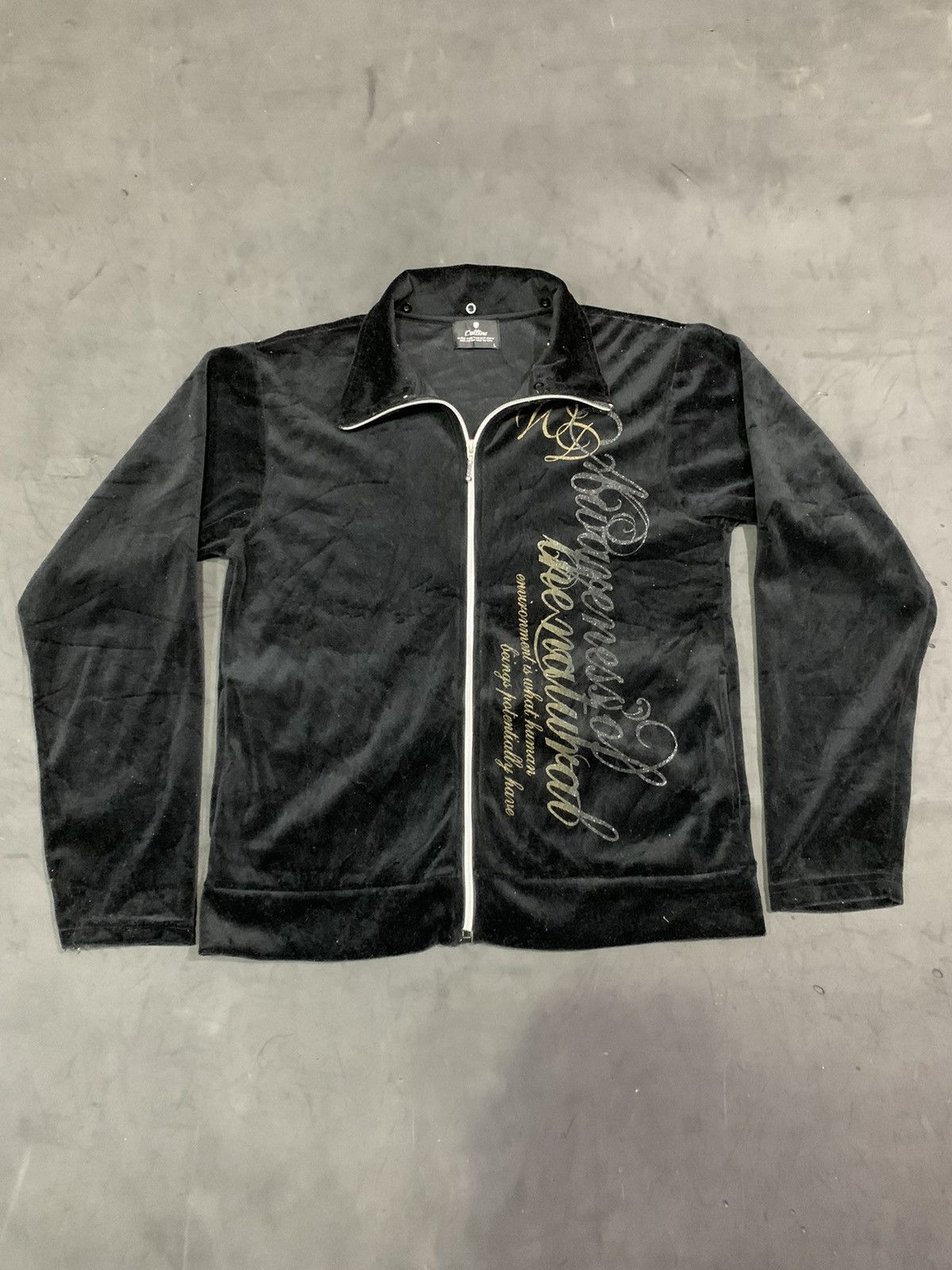 If Six Was Nine 🖤BLACFRIDAY🖤Collins poem velvet tracktop Size US M / EU 48-50 / 2 - 1 Thumbnail
