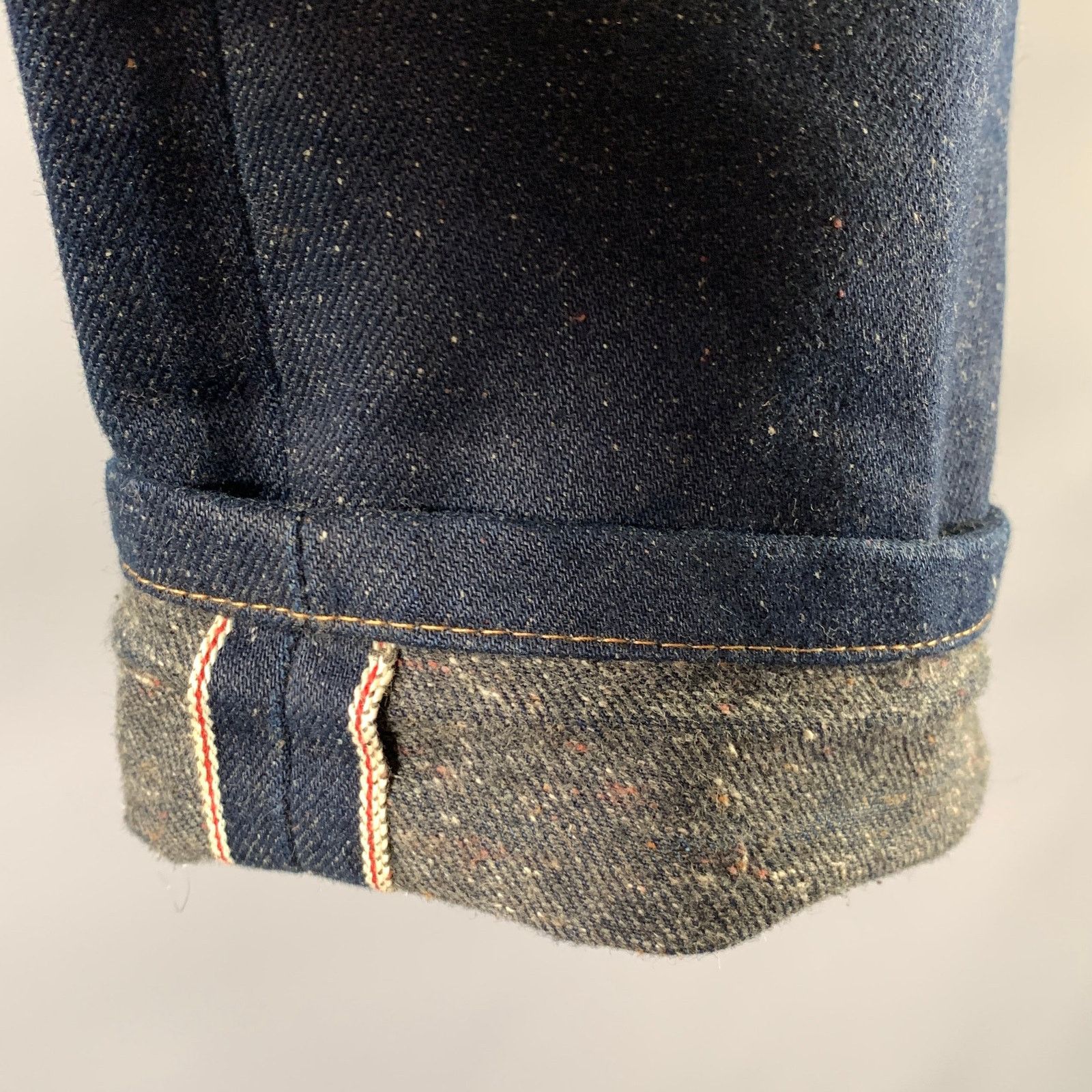 Naked & Famous NAKED AND FAMOUS Size 32 Navy Indigo Cotton Jeans Size US 32 / EU 48 - 4 Thumbnail