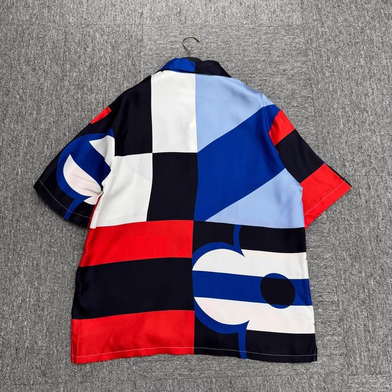Louis Vuitton Louis Vuitton America's Cup Color Patchwork Mulberry Silk Size US XL / EU 56 / 4 - 5 Thumbnail