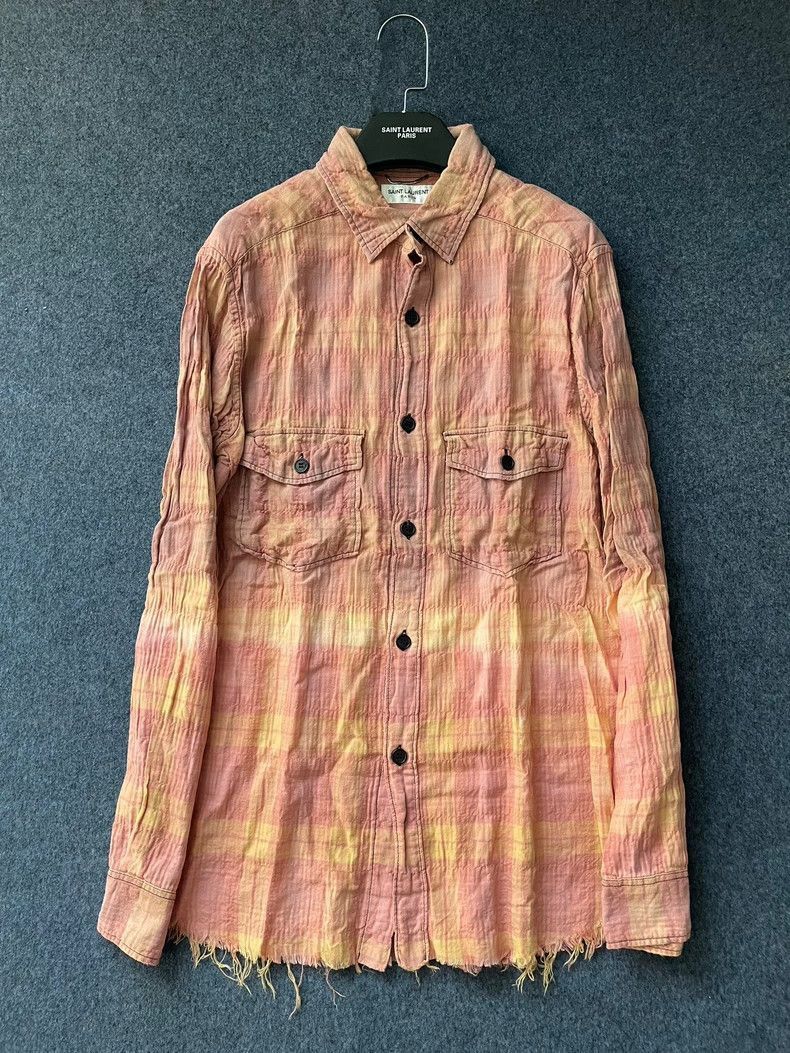 Saint Laurent Paris Saint Laurent Paris Rendering gradient shirt-2506 Size US L / EU 52-54 / 3 - 1 Thumbnail