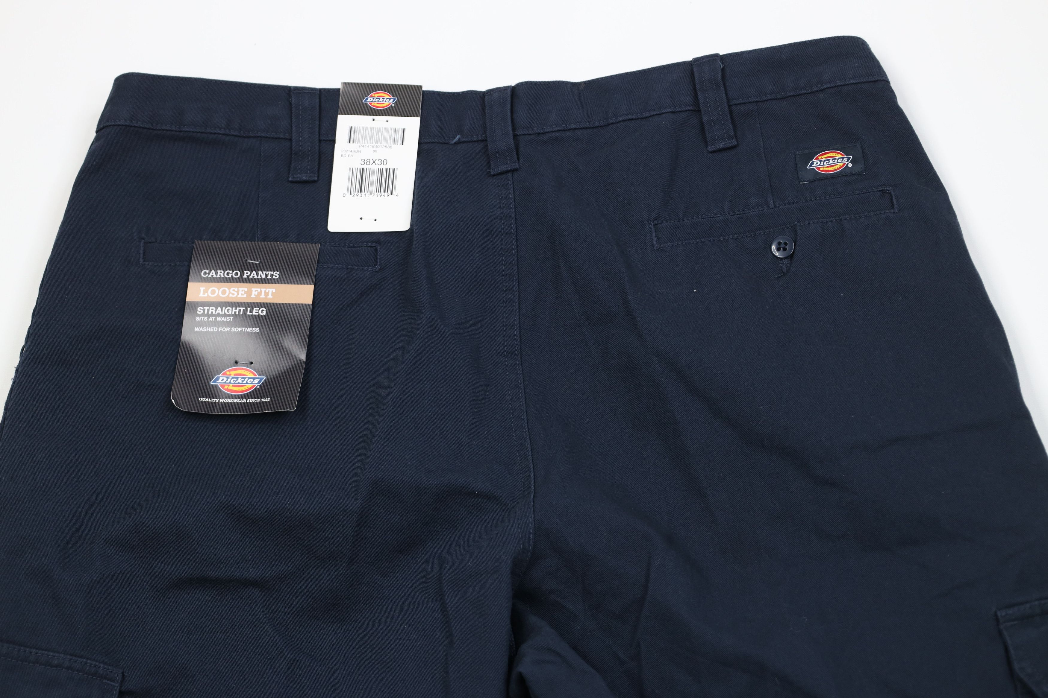 Dickies Deadstock Y2K Dickies Wide Leg Cargo Pants Navy Blue Cotton Size US 38 / EU 54 - 9 Thumbnail