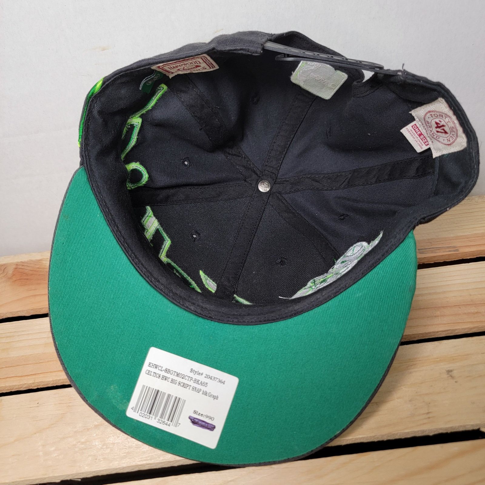 47 Brand 47 Brand Boston Celtics Snap Back Hat - One Size NWT Size ONE SIZE - 6 Thumbnail