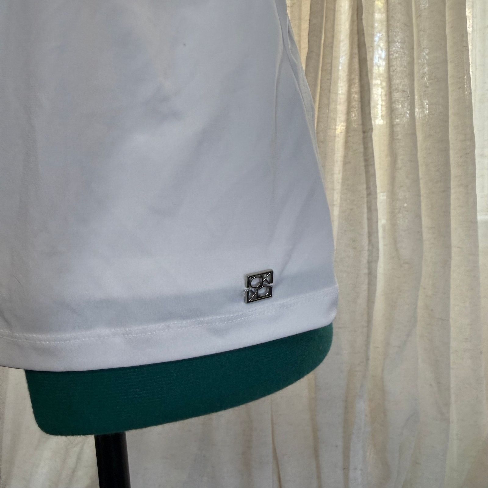 Calvin Klein Calvin Klein White Square-Neck Blouse | Sz S Size S / US 4 / IT 40 - 5 Thumbnail