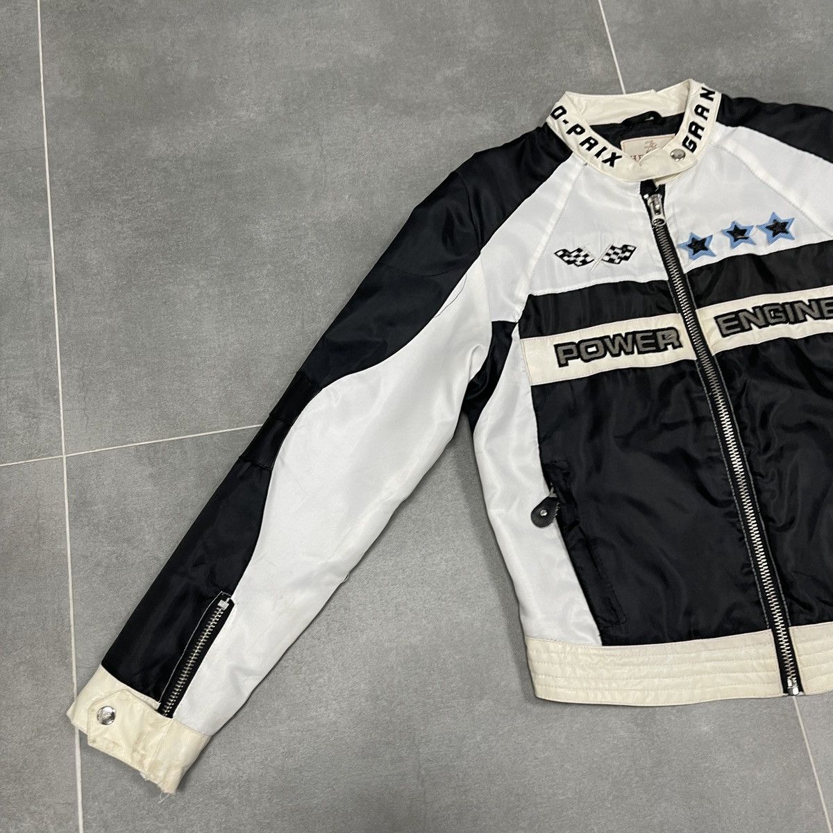 Vintage Vintage Heroic Grand Prix Konai Pistons Women Racing Jacket Size S / US 4 / IT 40 - 3 Thumbnail