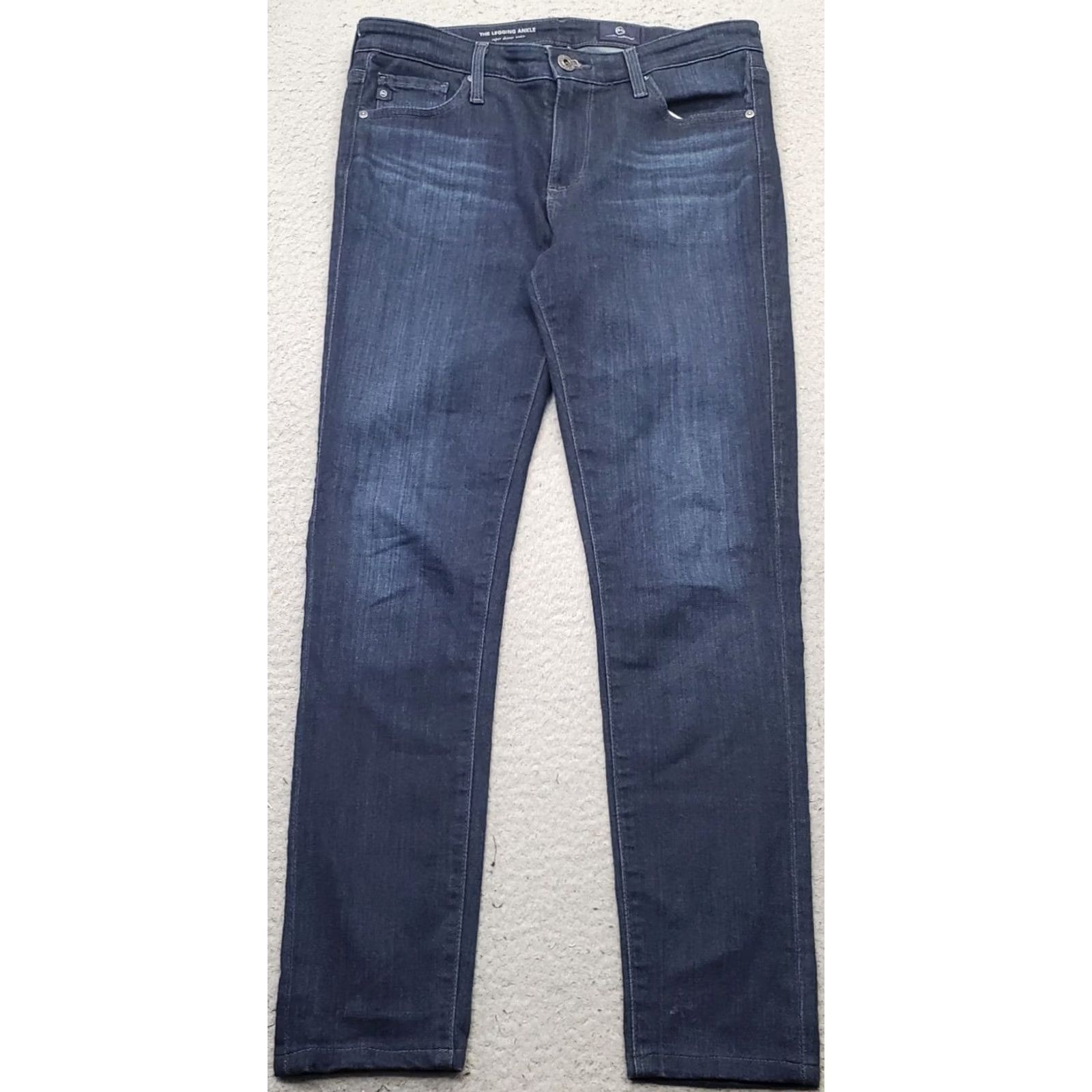 Denime AG Adriano Goldschmied Jeans Women 27R Blue Legging Ankle Super Skinny Denim Jeans Size 27" / US 4 / IT 40 - 2 Thumbnail