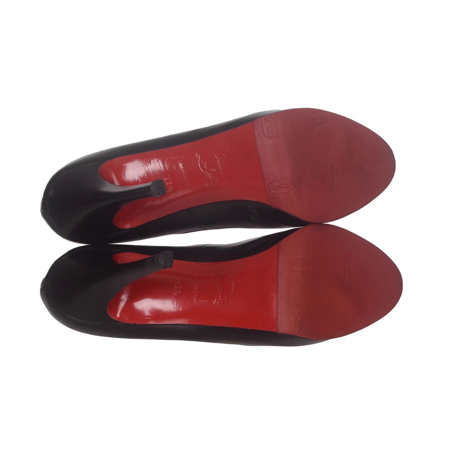 Other CL Red Bottom 37.5 Heels 801349 Size US 6.5 / IT 36.5 - 4 Thumbnail