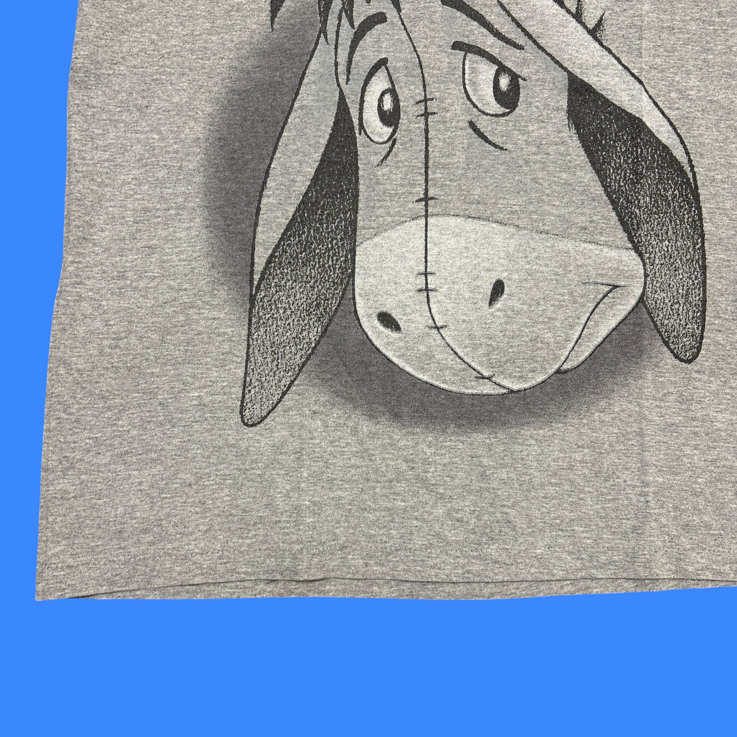 Mickey Inc Vintage Eeyore Shirt 90s Made In Usa Cartoon Winnie The Pooh Size US L / EU 52-54 / 3 - 8 Thumbnail