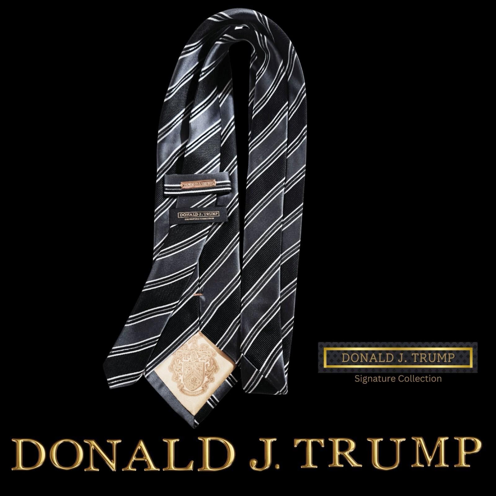 Designer NEW Donald Trump Necktie Signature Collection Tie Gift Box Size ONE SIZE - 2 Thumbnail