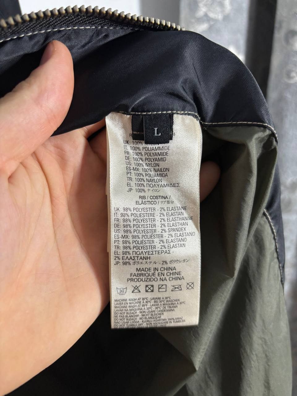 Diesel Vintage Diesel Nylon Leather Inserts RARE Bomber Jacket Size US L / EU 52-54 / 3 - 21 Thumbnail