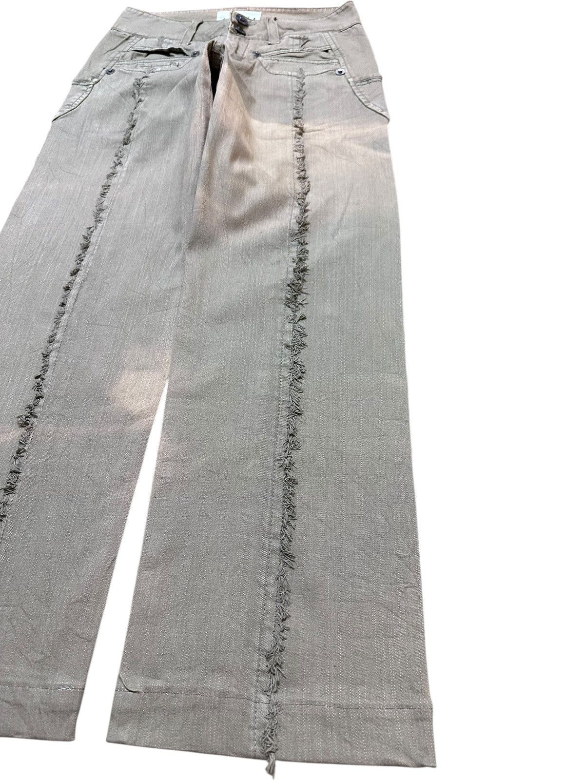 Cook Jeans Vintage Cook Jeans Furry Bleached Avant Garde Denim Size US 27 - 4 Thumbnail