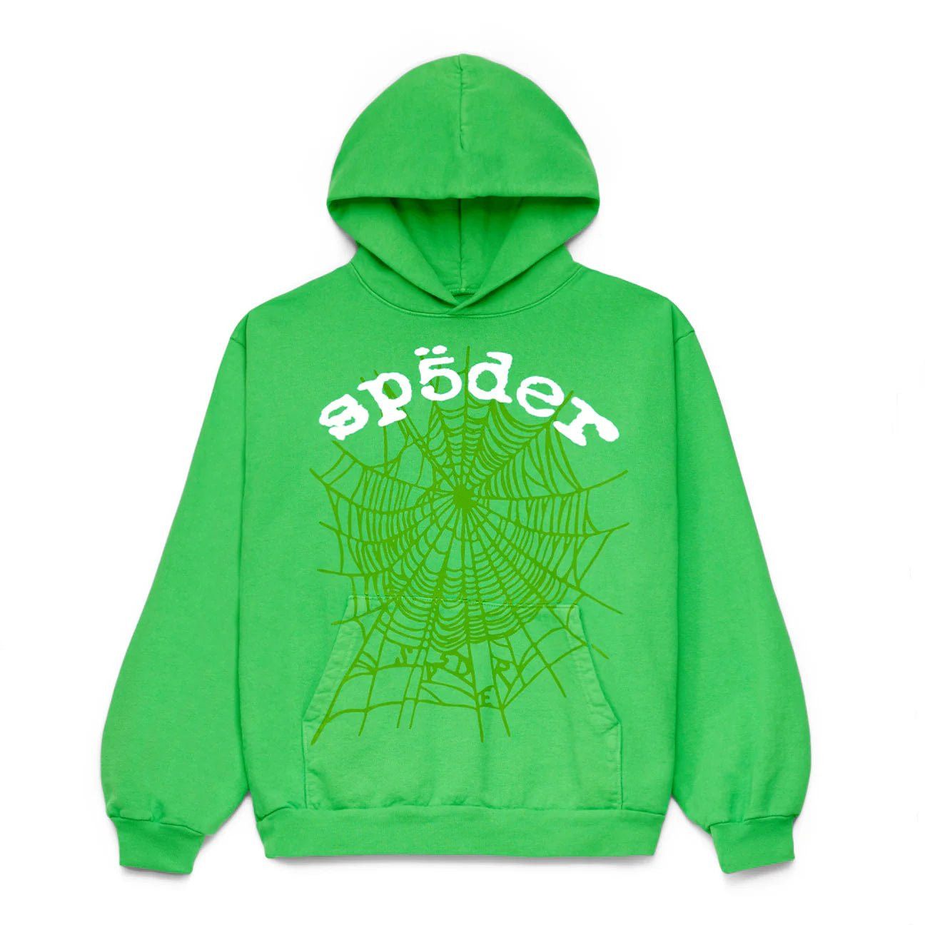 image of Spider Worldwide Sp5Der Legacy Web Hoodie Green, Men's (Size Small)