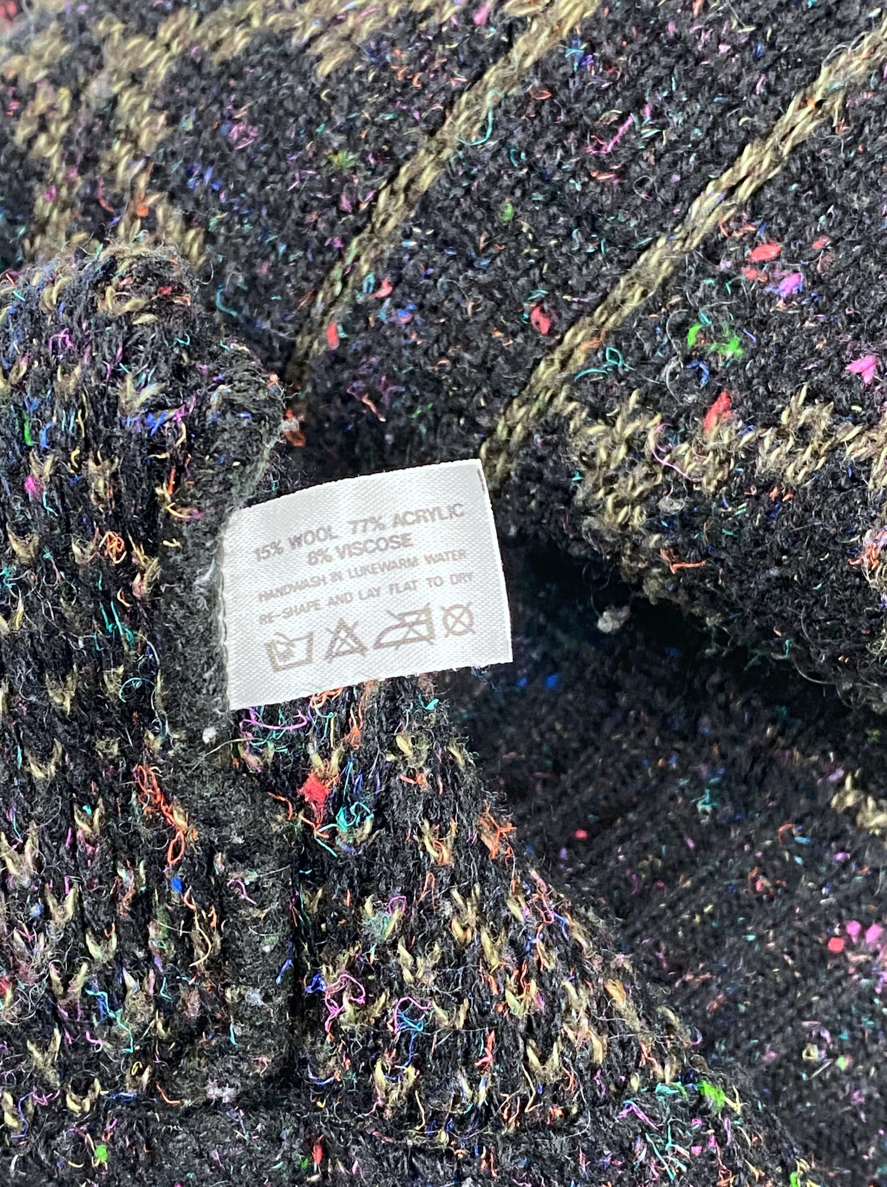 Vintage 90s Vintage MICHELANGELO Crazy Pattern Zip Sweater M711 Size US XL / EU 56 / 4 - 8 Thumbnail