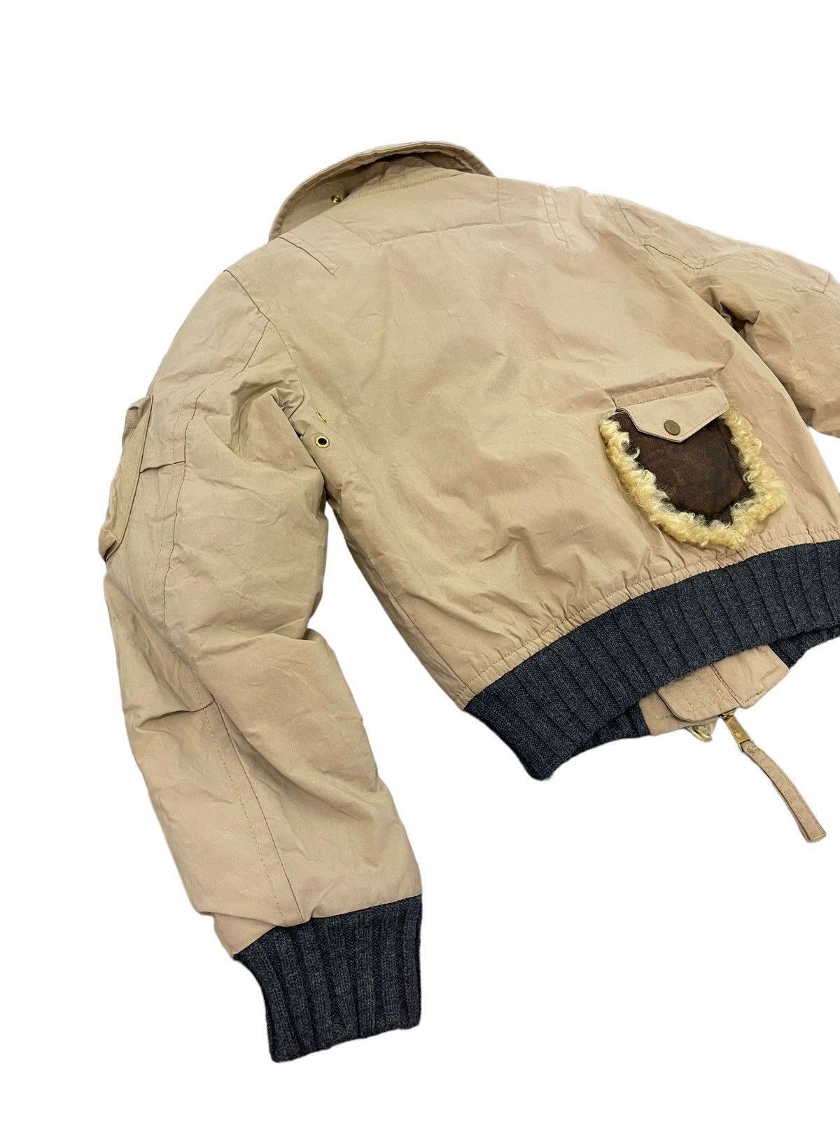 Dsquared2 Bomber Style Dsquared2 Italy Waxed Shearling Parts Slim 5🟩4 Size US M / EU 48-50 / 2 - 14 Thumbnail