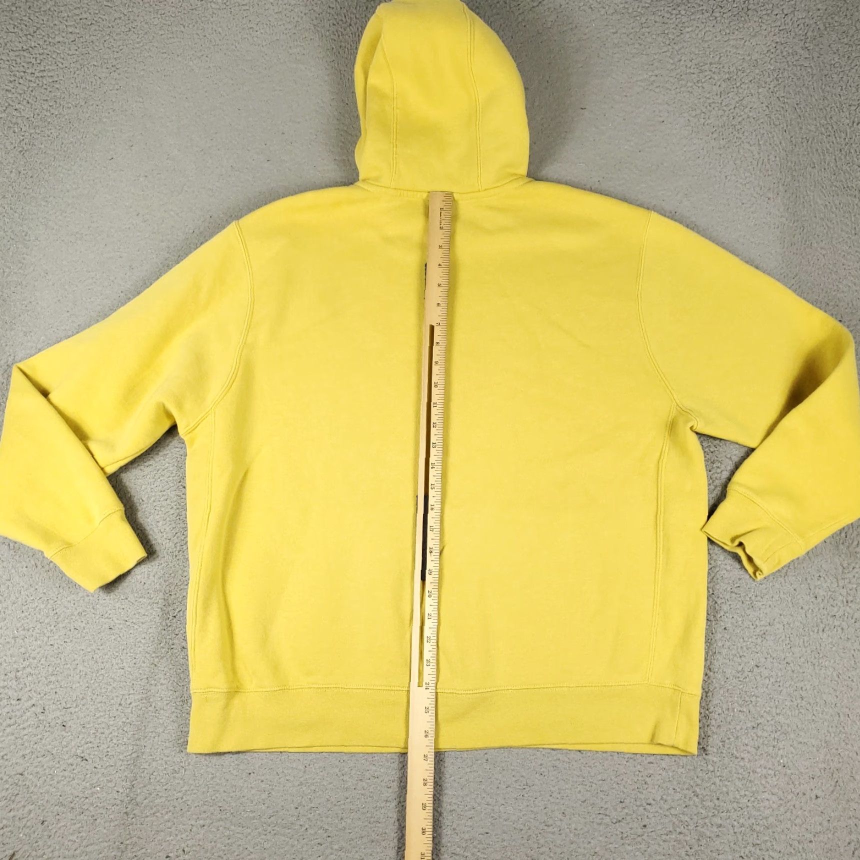 Nike Nike Hoodie Mens XL Yellow Swoosh Pullover Sweatshirt Crew Neck Long Sleeve Fleece Logo Vintage Modern Sports Nike Size US XL / EU 56 / 4 - 6 Thumbnail