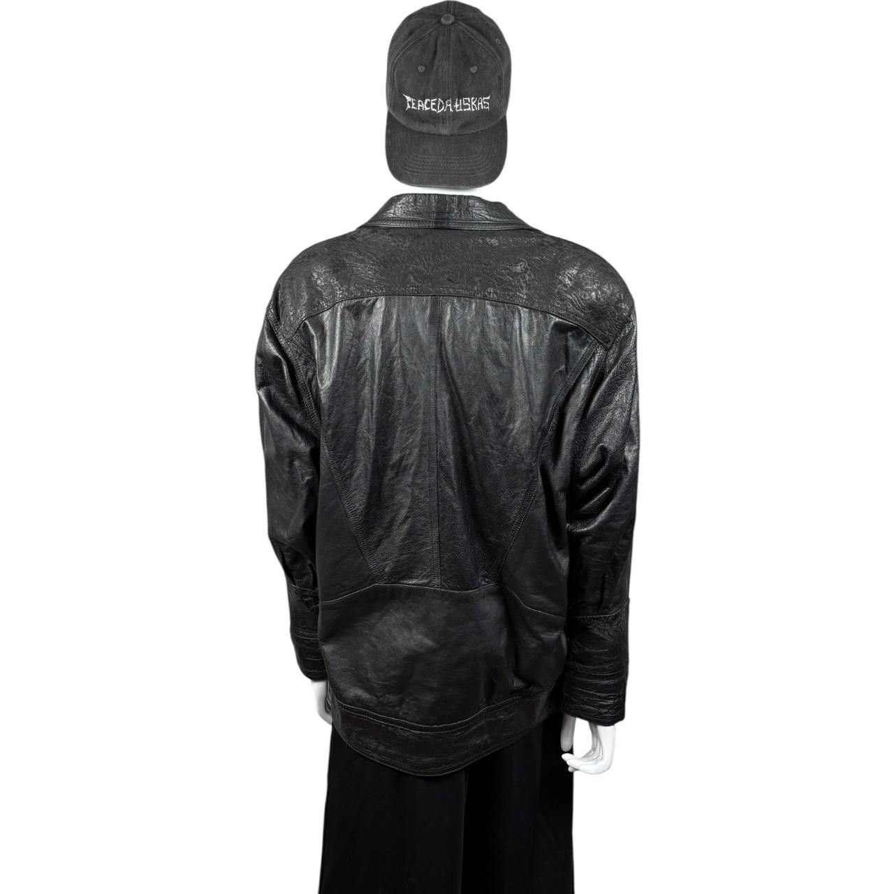 If Six Was Nine Vintage Leather Jacket with Engraved Detailing Size US M / EU 48-50 / 2 - 3 Thumbnail