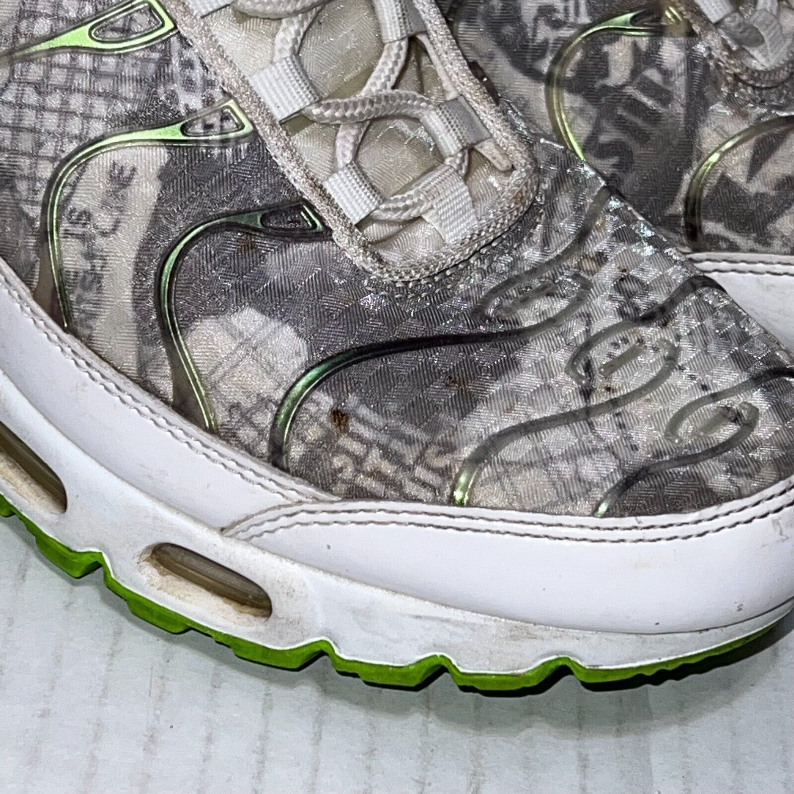 Nike Nike Women's Size 8 Air Max Plus LX White Retro BQ4803-100 Size US 8 / IT 38 - 4 Thumbnail