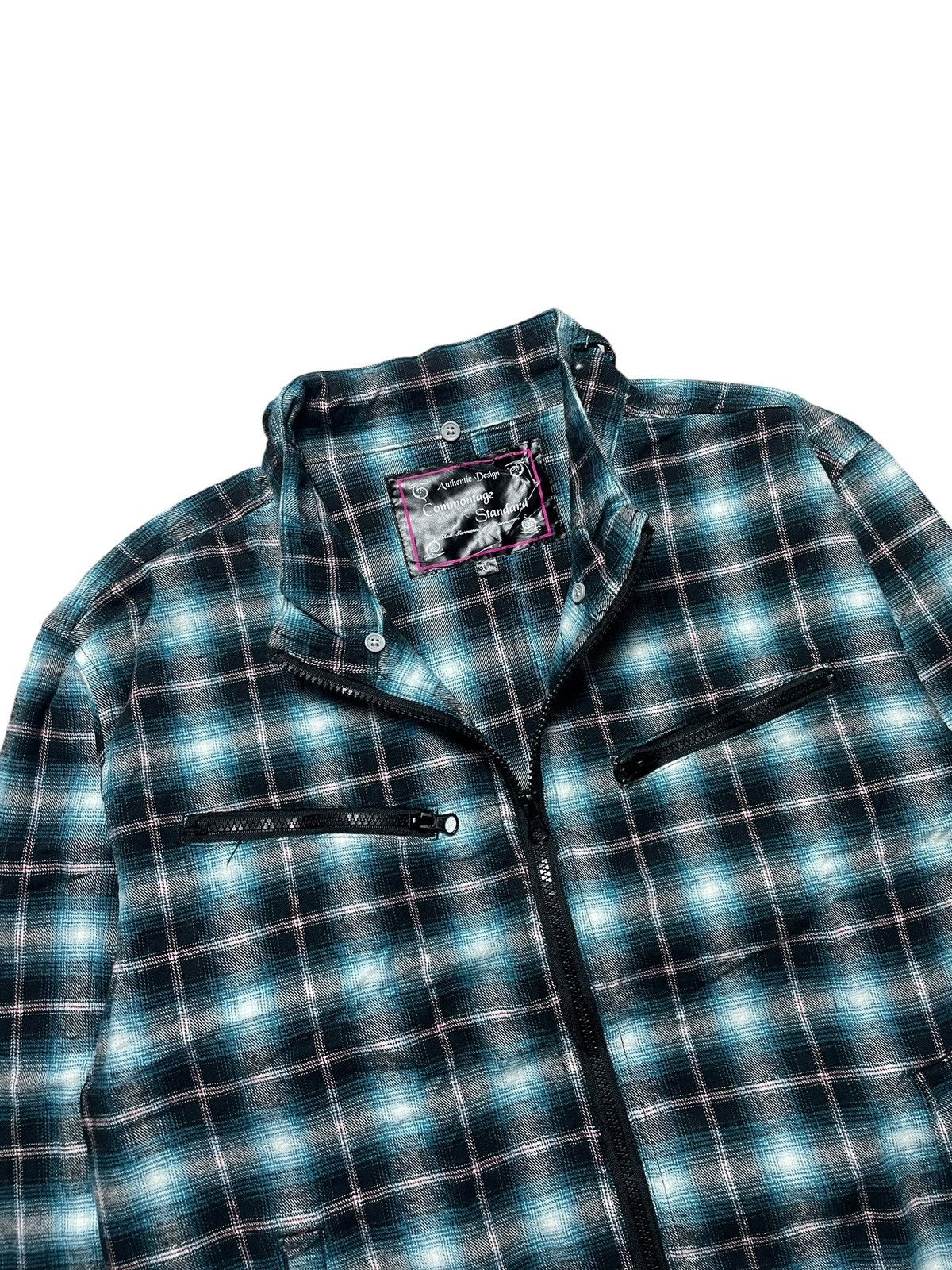 Japanese Brand 2000’s Commontage Standart - Plaid Bikers Style Jacket Size US L / EU 52-54 / 3 - 6 Thumbnail