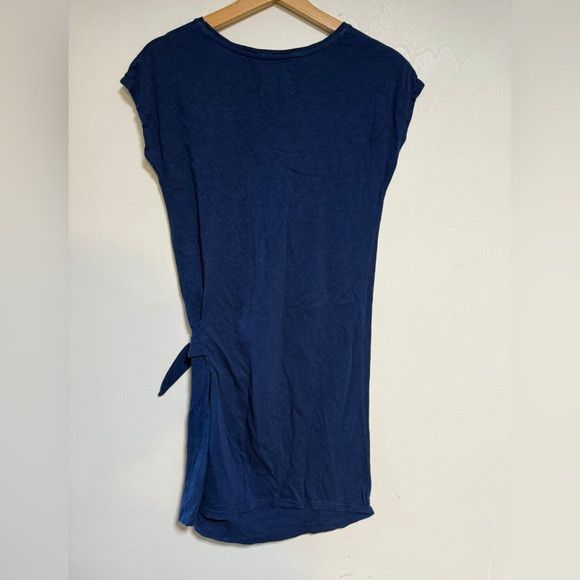 Velvet Velvet by Graham & Spencer Anthro Blue Tie-Waist Dress Small Size S / US 4 / IT 40 - 4 Thumbnail
