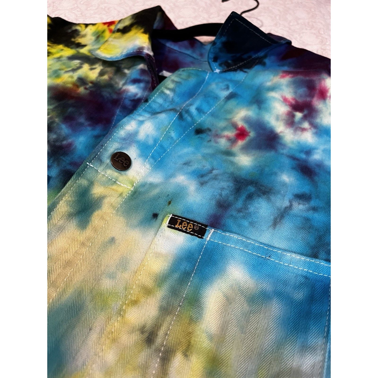Lee Lee Union Alls Coveralls XL Tie Dye Workwear Jumpsuit Size US 40 / EU 56 - 16 Thumbnail