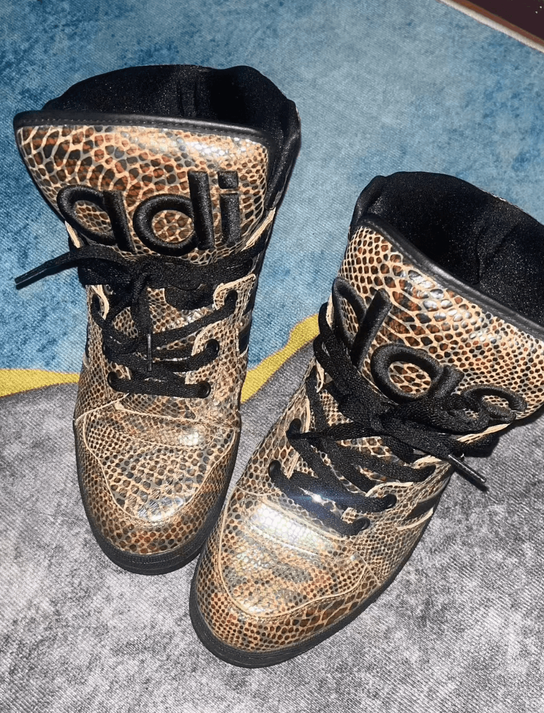 Adidas adidas Jeremyscott with python print and large tongue Size US 9.5 / EU 42-43 - 1 Thumbnail